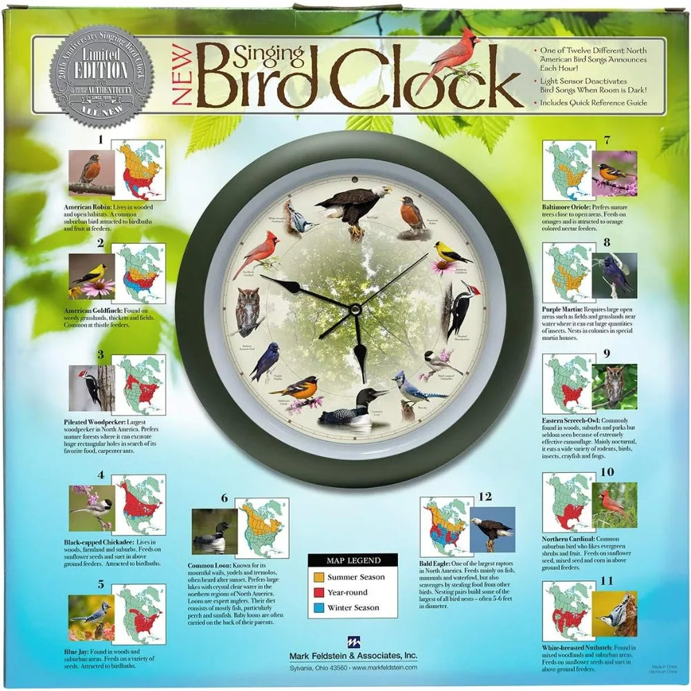 20th Anniversary Edition Mark Feldstein 13 Singing Bird Clock